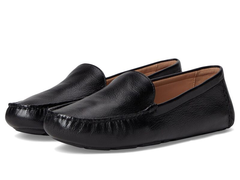 コールハーン レディース シューズ スリッポン・ローファー Cole Haan Emmie Drivers Black Leather ブラック