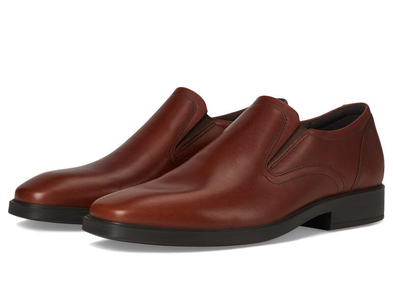 エコー メンズ シューズ オックスフォード ローファー ECCO Milan Plain Toe Slip On Loafer Mink ミンク