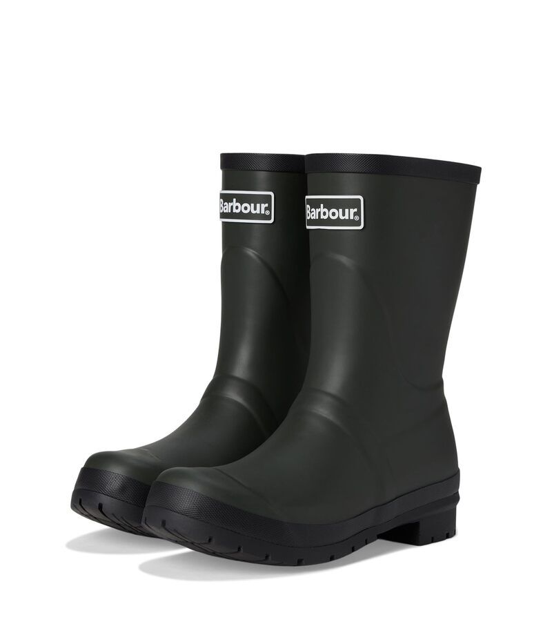 バブアー レディース シューズ ブーツ・レインブーツ Barbour Banbury Mid Welly Olive オリーブ