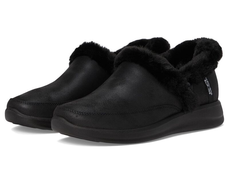 スケッチャーズ レディース シューズ サンダル キャップ ケープ SKECHERS Cozy Escape Hands Free SlipIns BlackBlack ブラック