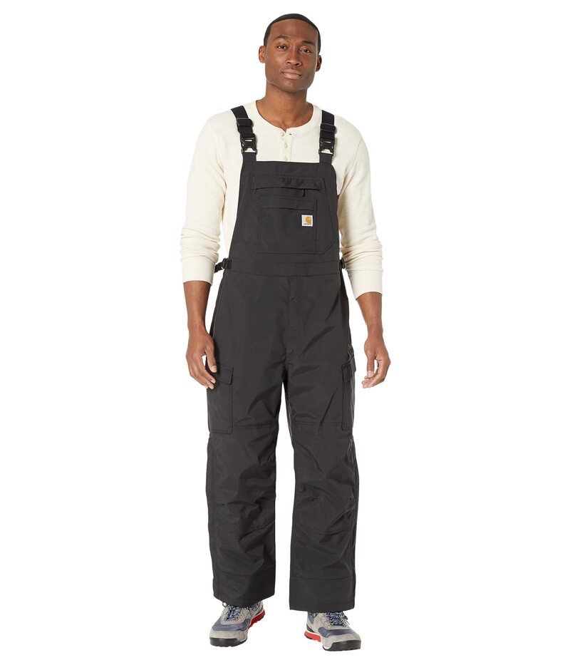 カーハート メンズ ボトムス カジュアルパンツ オーバーオール Carhartt Storm DefenderR Loose Fit Heavyweight Bib Overalls Black ブラック