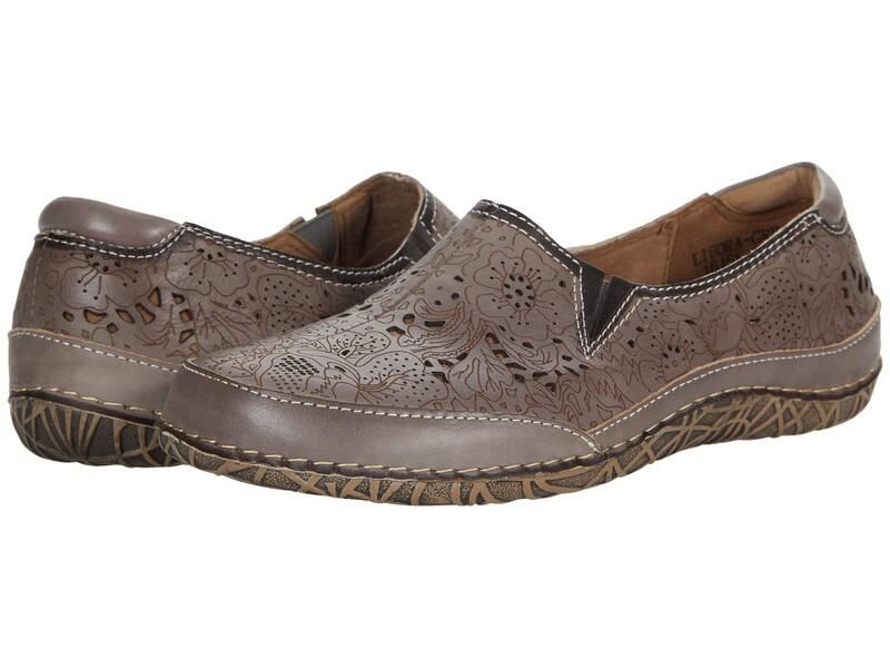 スプリングステップ レディース シューズ スリッポン・ローファー LArtiste by Spring Step Libora Grey グレー