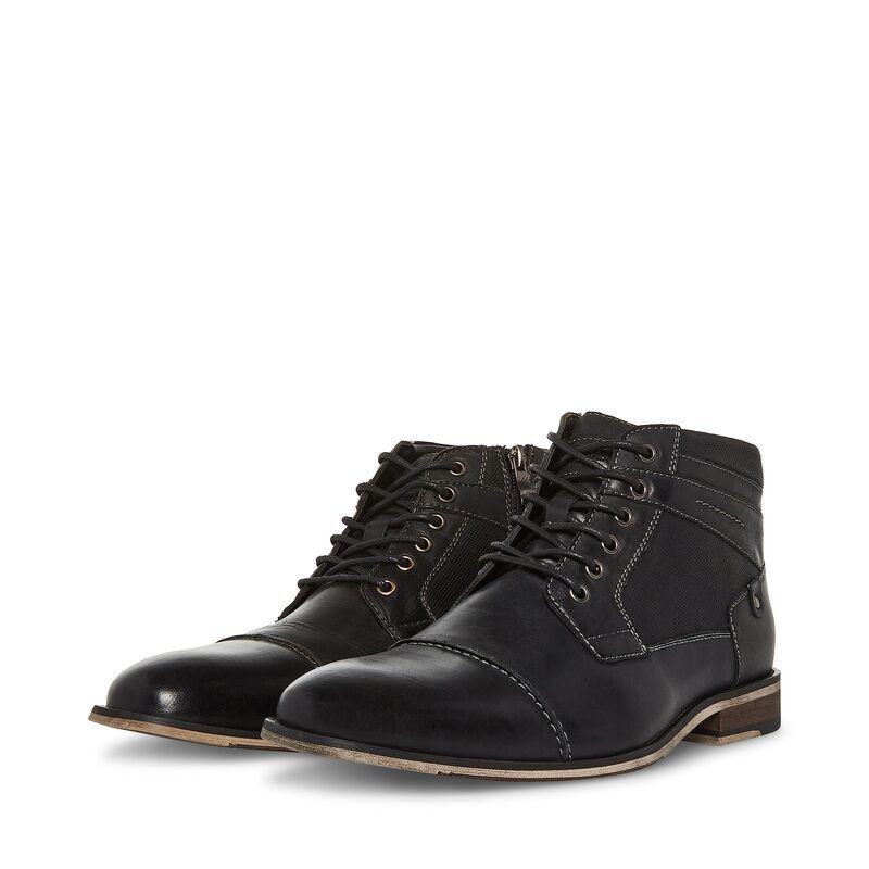 スティーブ マデン メンズ シューズ ブーツ・レインブーツ Steve Madden Jotter Black ブラック