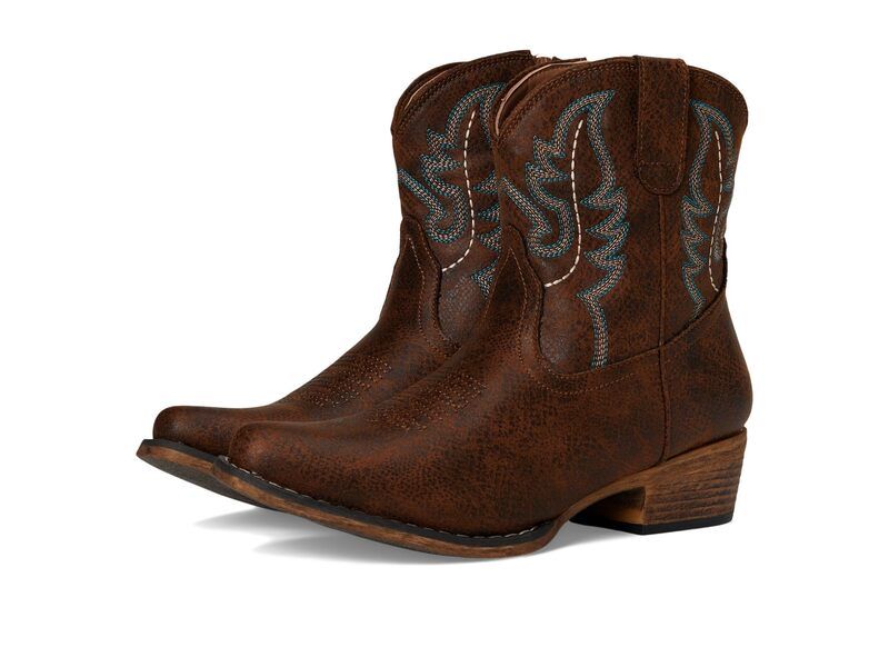 ローパー レディース シューズ ブーツ・レインブーツ Roper Shay Cognac Faux Lea