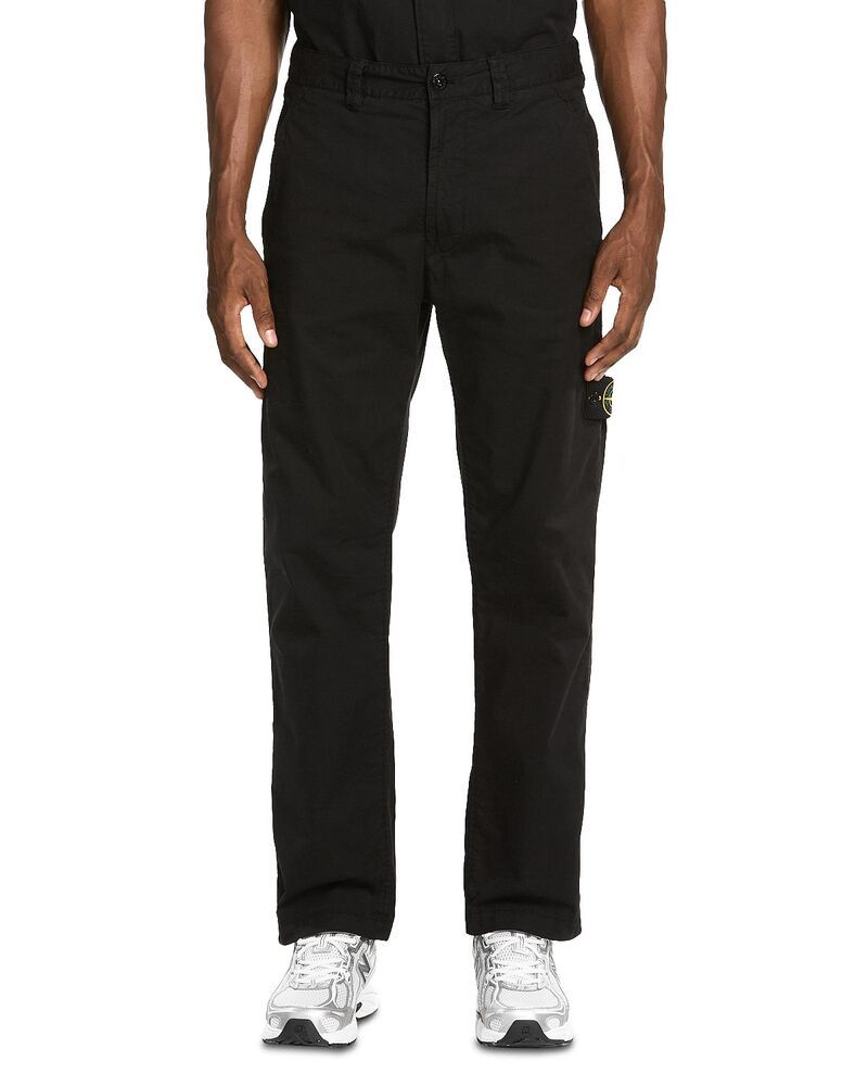 ストーンアイランド メンズ ボトムス カジュアルパンツ レギュラーフィット Stone Island Pantalone Regular Fit Pants Black ブラック