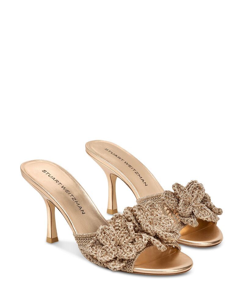 スチュアート ワイツマン レディース シューズ サンダル Stuart Weitzman Womens Lotuslide Sandals Light Gold ゴールド
