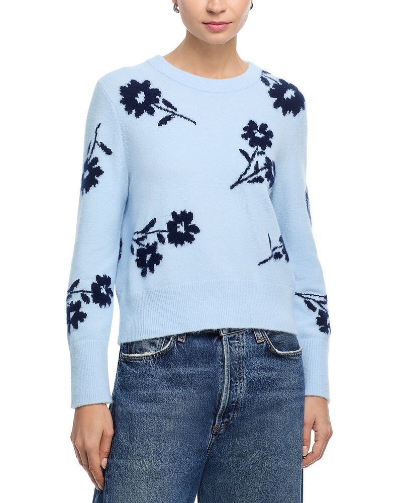 レイルズ レディース アウター ニット・セーター フラワー柄 フラワー Rails Anise Floral Sweater Winter Blue Floral ブルー