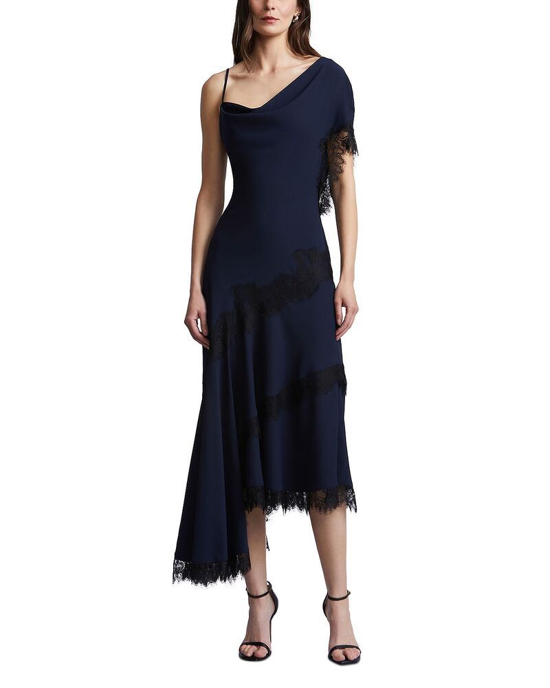 ビーシービージーマックスアズリア レディース トップス ワンピース レーストリム レース BCBGMAXAZRIA Callace Trim Dress Dark Sapphire サファイア