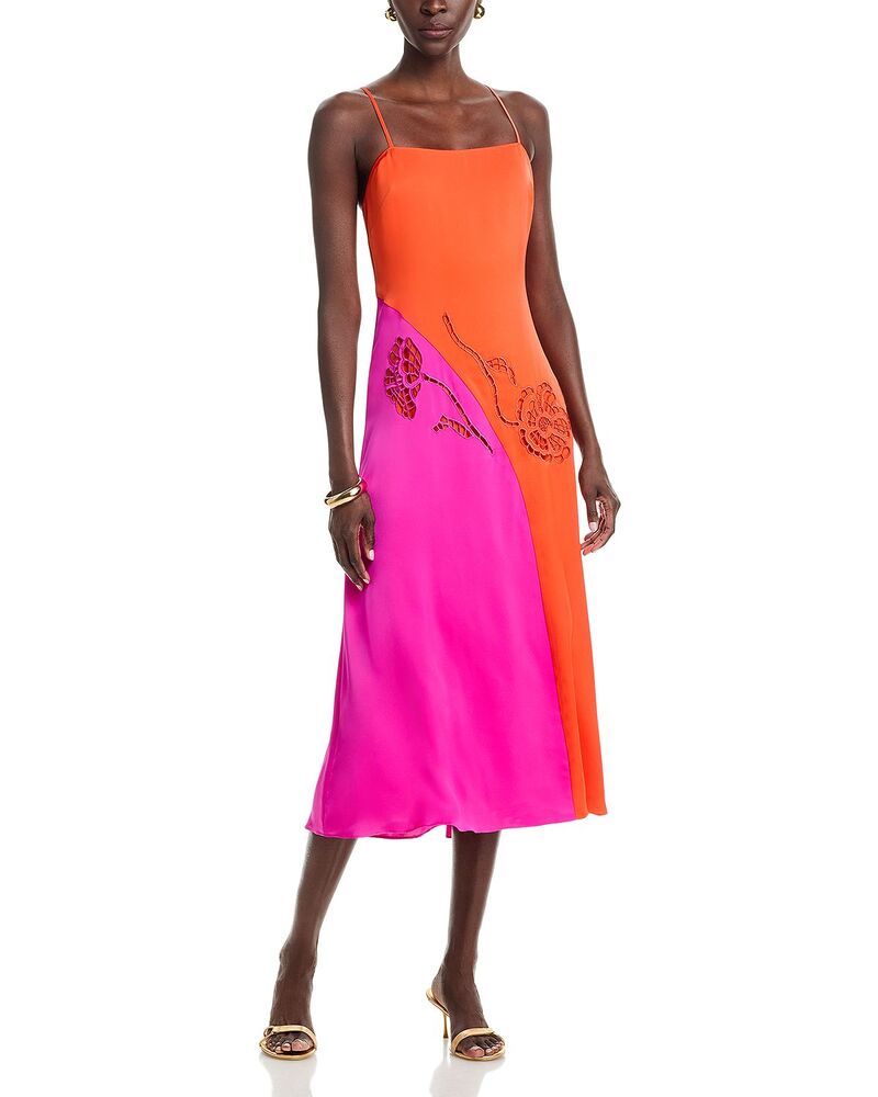 レイミー ブルック レディース トップス ワンピース Ramy Brook Jasmine Dress Fiesta PinkSunset Orange ピンク