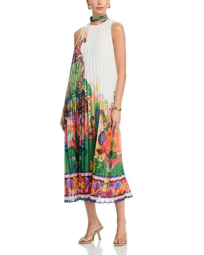 エリータハリ レディース トップス ワンピース Elie Tahari The Reilley Dress Celestial Paisley