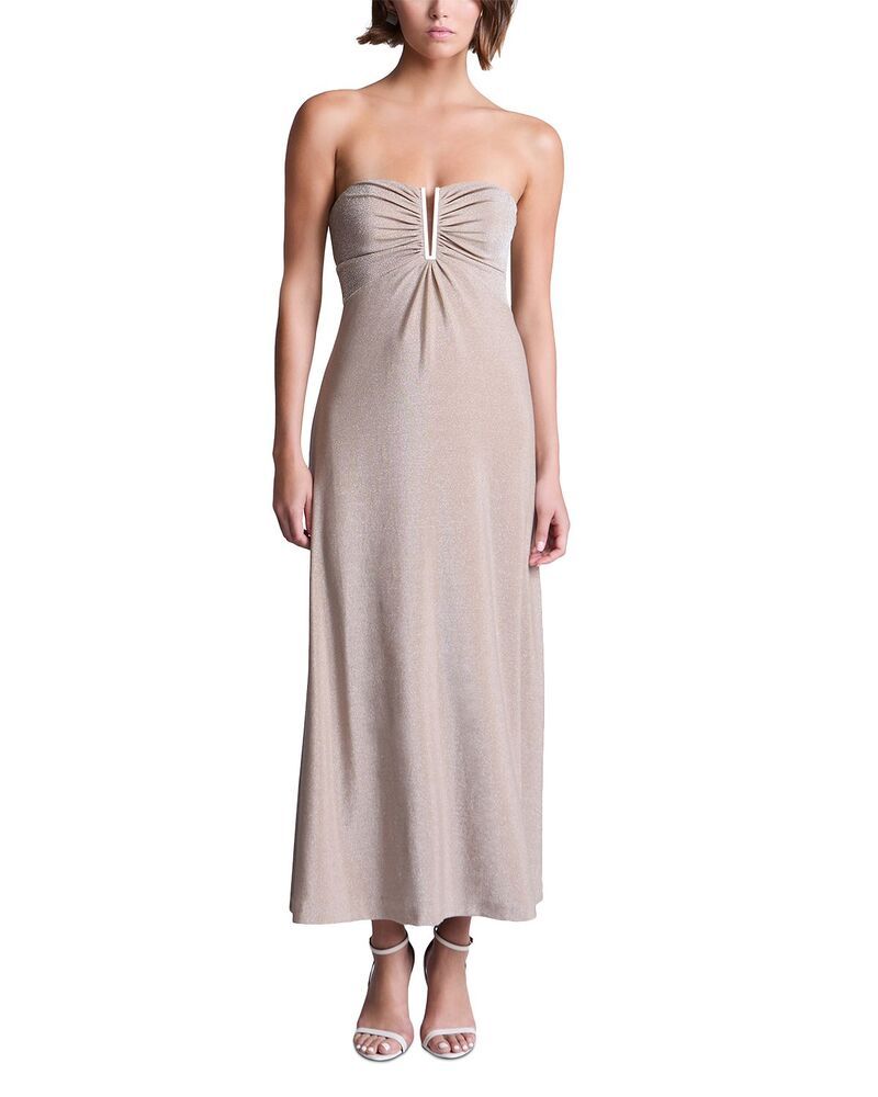 ビーシービージーマックスアズリア レディース トップス ワンピーストラップレス BCBGMAXAZRIA Lola Strapless Dress Nude