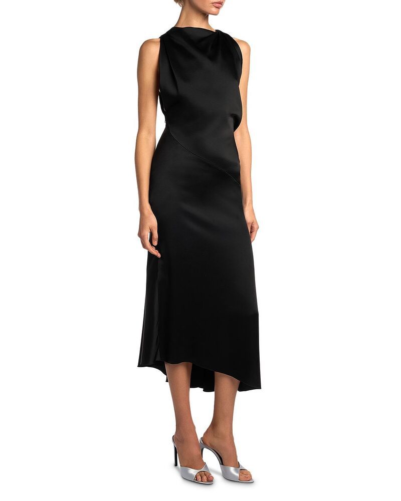 ヴィクトリア ベッカム レディース トップス ワンピース ノースリーブ Victoria Beckham Sleeveless Twist Dress Black ブラック