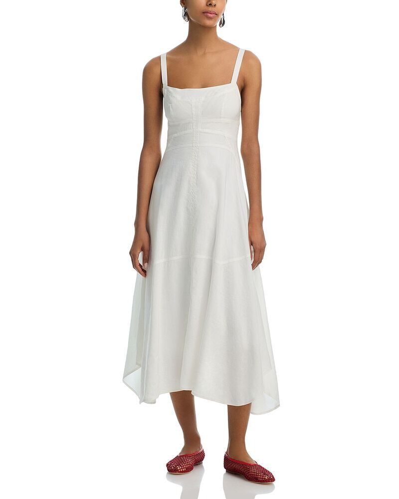 エーエルシー レディース トップス ワンピース ミディ ALC Harlow Midi Dress Pearl パール