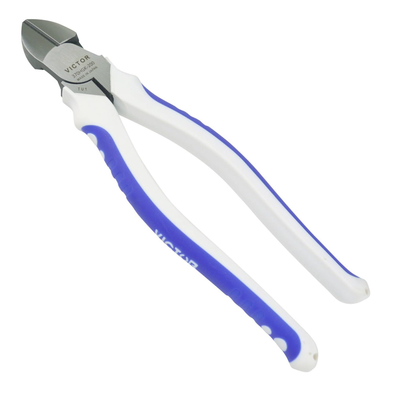 新品 ビクター(VICTOR) ハイグレード偏芯電工ニッパ 強力刃 圧着なし 200mm 鉄線/銅線/ピアノ線/VA線 370HGK-200