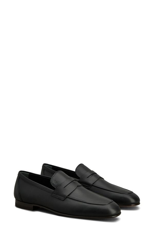 トッズ メンズ シューズ スリッポン・ローファー Tods Deconstructed Penny Loafer Nero