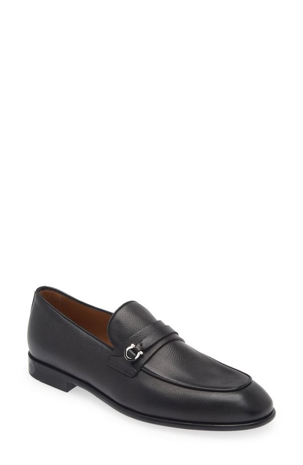 フェラガモ メンズ シューズ スリッポン・ローファー FERRAGAMO Desio Loafer Nero New Biscotto