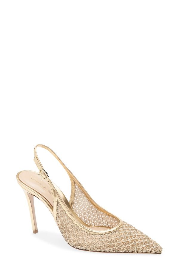 ジャンヴィト ロッシ レディース シューズ サンダル Gianvito Rossi Pointy Toe Slingback Sandal Mekong