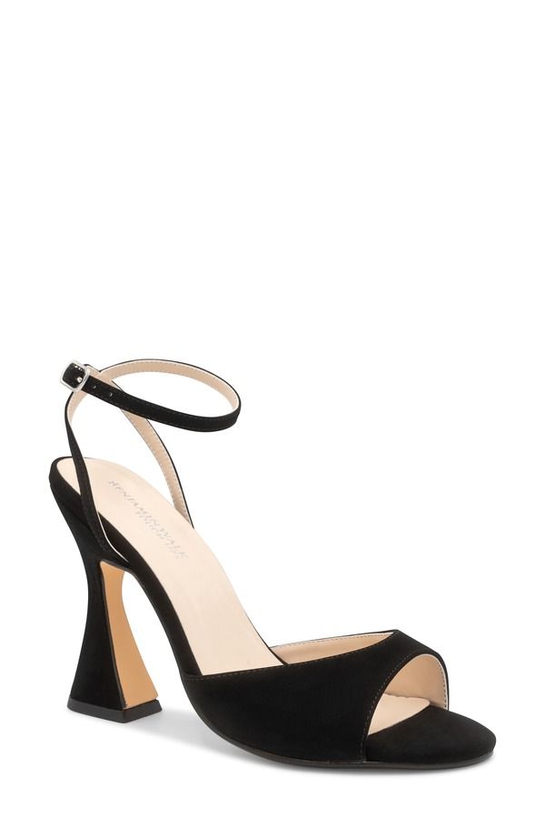 タッチアップ レディース シューズ ヒール サンダル アンクル Touch Ups Quinn Ankle Strap Sandal Black ブラック