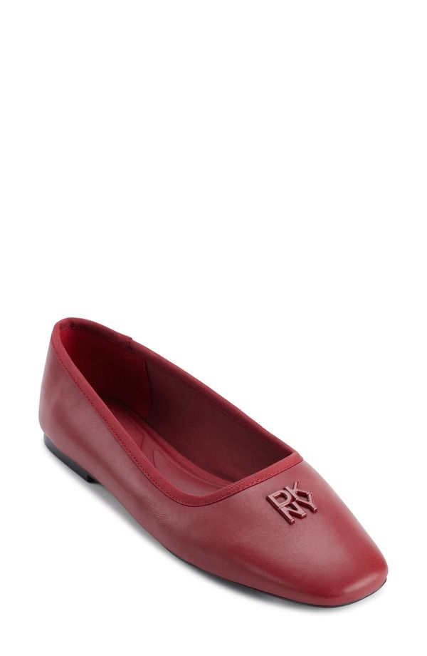 ダナ キャラン ニューヨーク レディース シューズ パンプス DKNY Daine Ballet Flat Ruby Red レッド