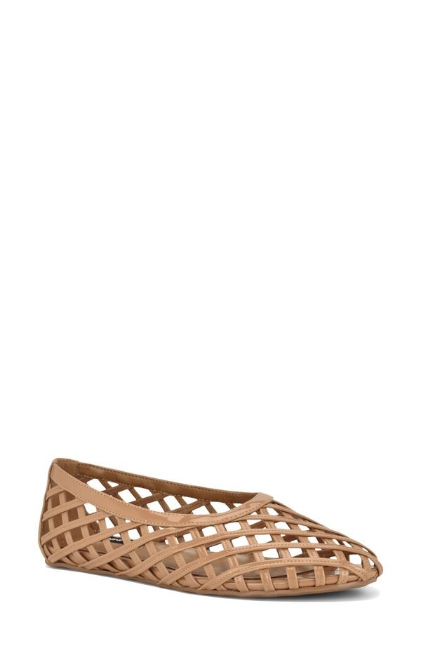 ナインウェスト レディース シューズ パンプス Nine West Dippy Woven Flat Light Brown ブラウン