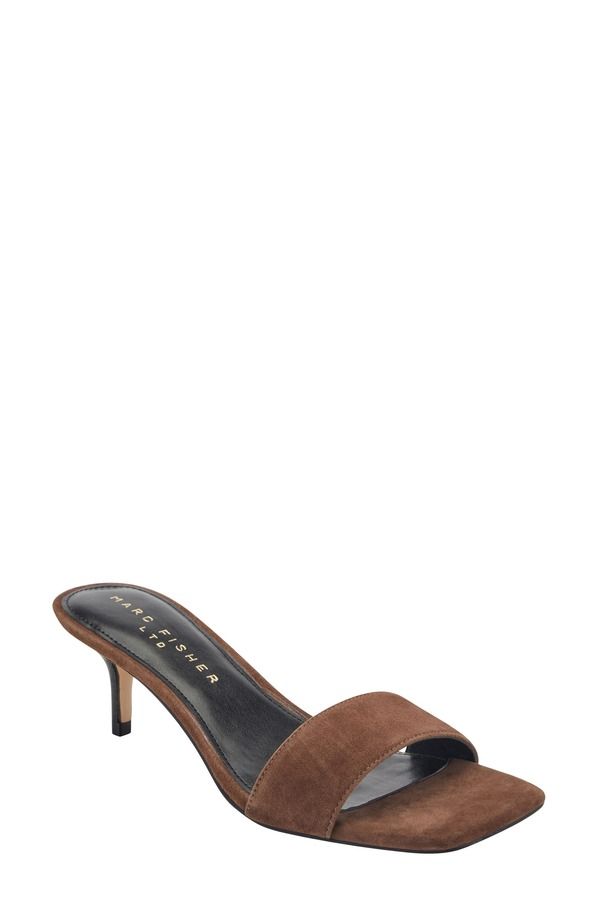 マーク・フィッシャー レディース シューズ ヒール サンダル Marc Fisher LTD Sidnee Sandal Dark Brown ブラウン