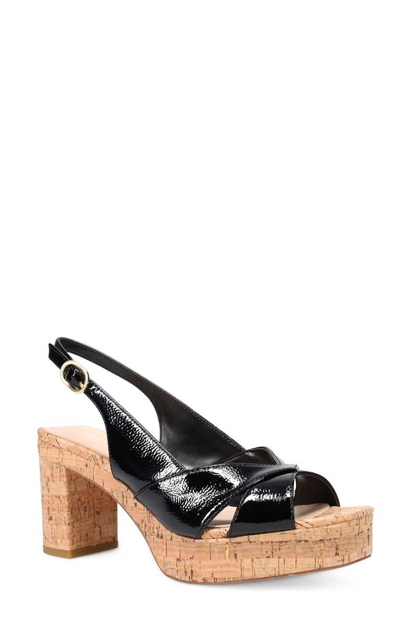ペレモーダ レディース シューズ サンダル プラットフォーム Pelle Moda Ilori Slingback Platform Sandal Black ブラック