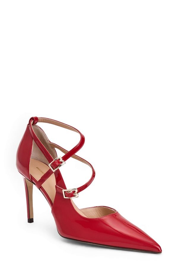 ブルーノマグリ レディース シューズ ヒール Bruno Magli Primavera Strappy Pointed Toe Pump Berry Patent