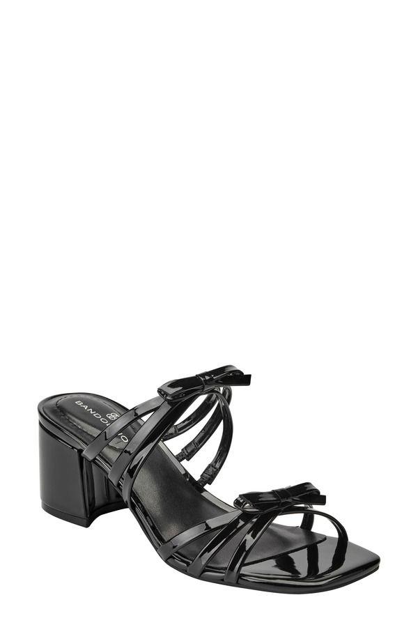 バンドリーノ レディース シューズ ヒール サンダル Bandolino Mattien Slide Sandal Black ブラック