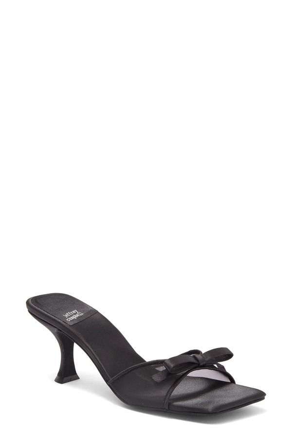 ジェフリー キャンベル レディース シューズ ヒール サンダル Jeffrey Campbell Sweet On U Kitten Heel Slide Sandal Bkmsh Cmbo