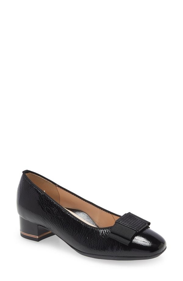 アラ レディース シューズ ヒール スエード ara Garnet Suede Pump Black Vernice Lack Pepitakid ブラック 61,800円