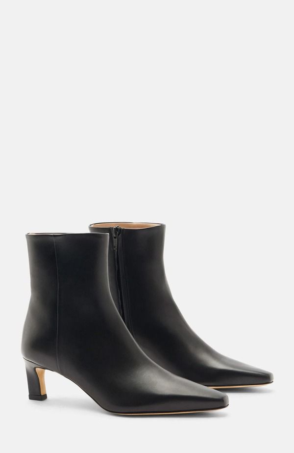 スカロッソ レディース シューズ ブーツ・レインブーツ アンクル SCAROSSO Kitty Ankle Boots Black Calf ブラック