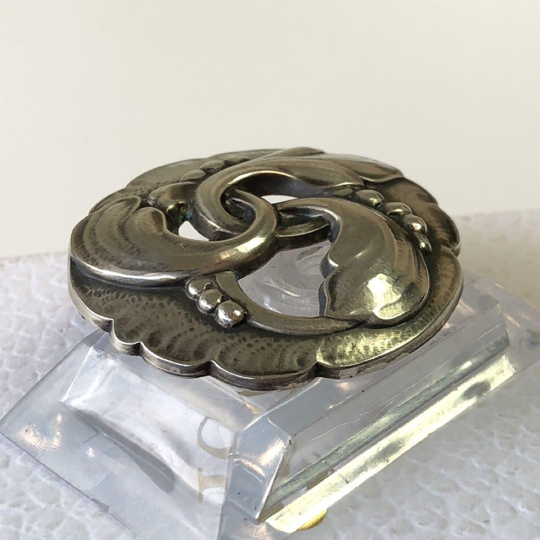   ジョージジェンセン　369 シルバーブローチ　925S Georg Jensen ジョージジェンセン ブローチ シルバー925 20 銀 - メルカリ