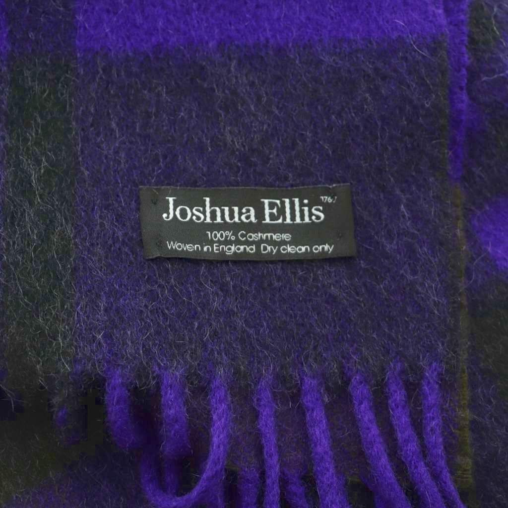 ジョシュアエリス JOSHUA ELLIS ストール マフラー フリンジ チェック