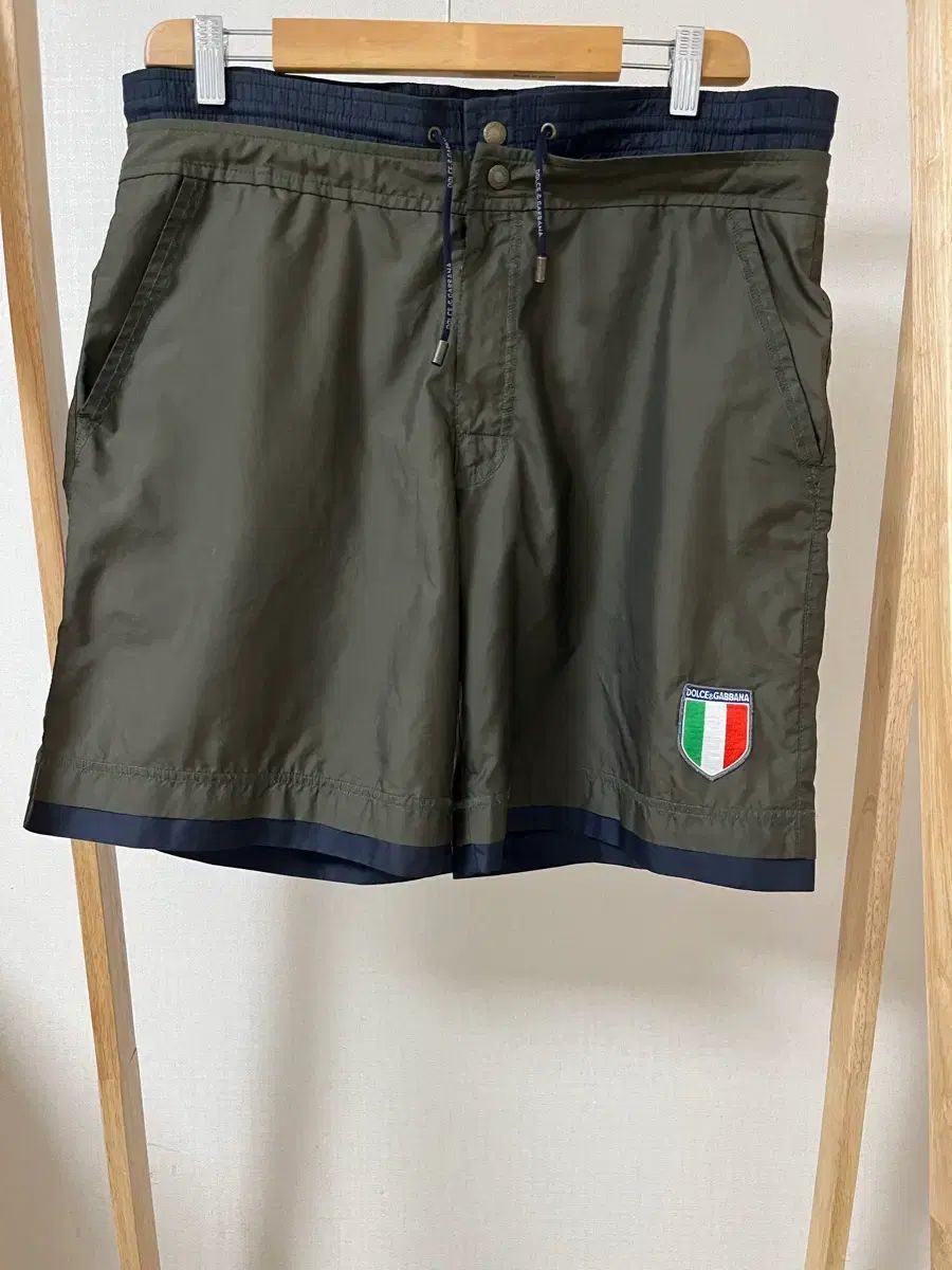 ドルチェ＆ガッバーナ カーキ ビーチウェア ハーフパンツ 48 正規品