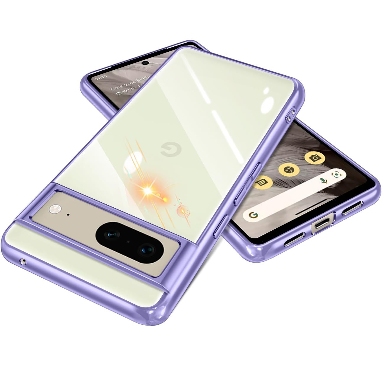 新品 【Fuleeyuhn】Google Pixel 7 ケース クリア 耐衝撃 黄変防止 