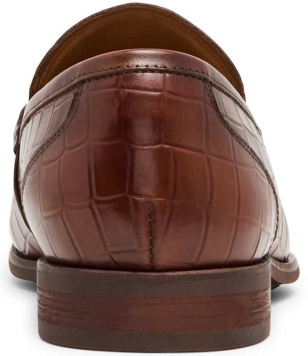 スティーブ マデン メンズ シューズ スリッポン・ローファー レザー Steve Madden Mens Kline Leather Croco Loafers Tan タン