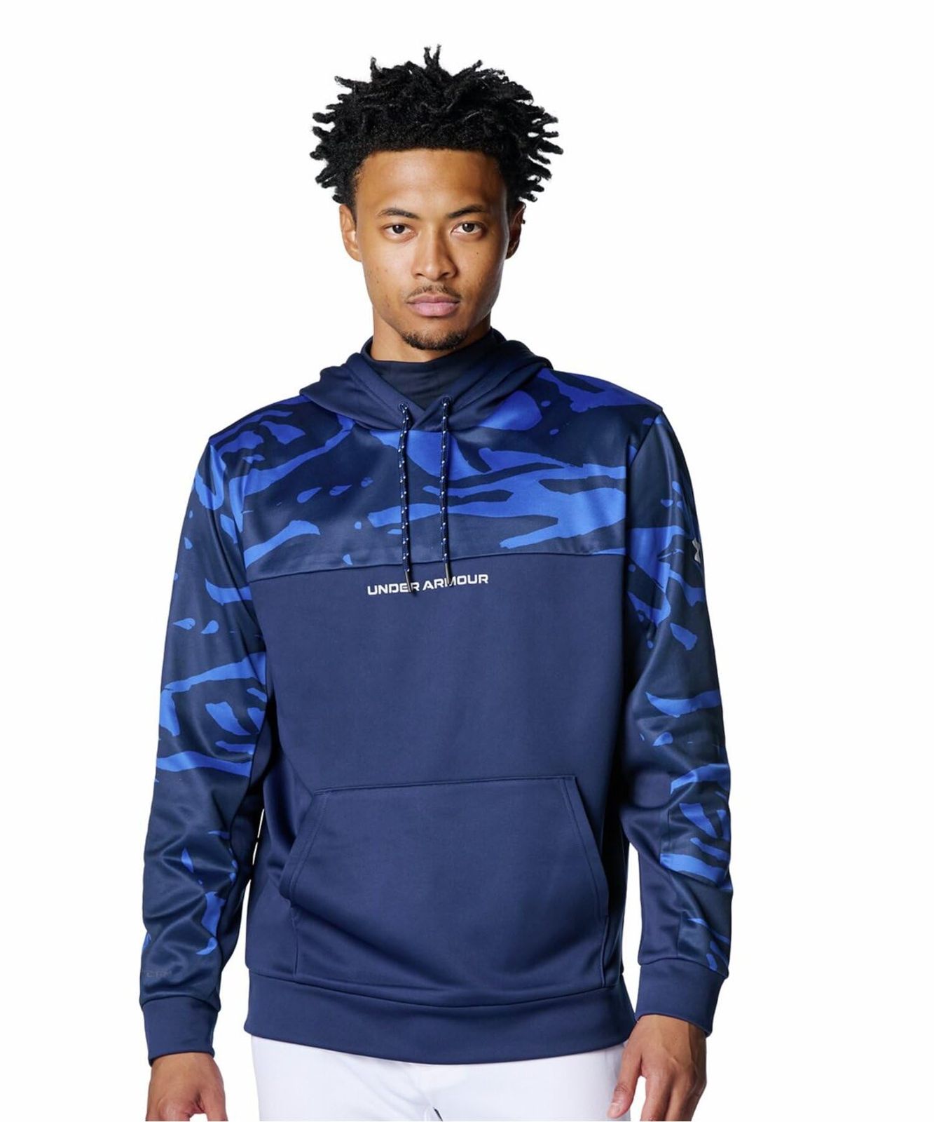 新品 [アンダーアーマー] UA ARMOUR FLEECE HOODIE 6007970(410) ミッドナイトネイビー XL