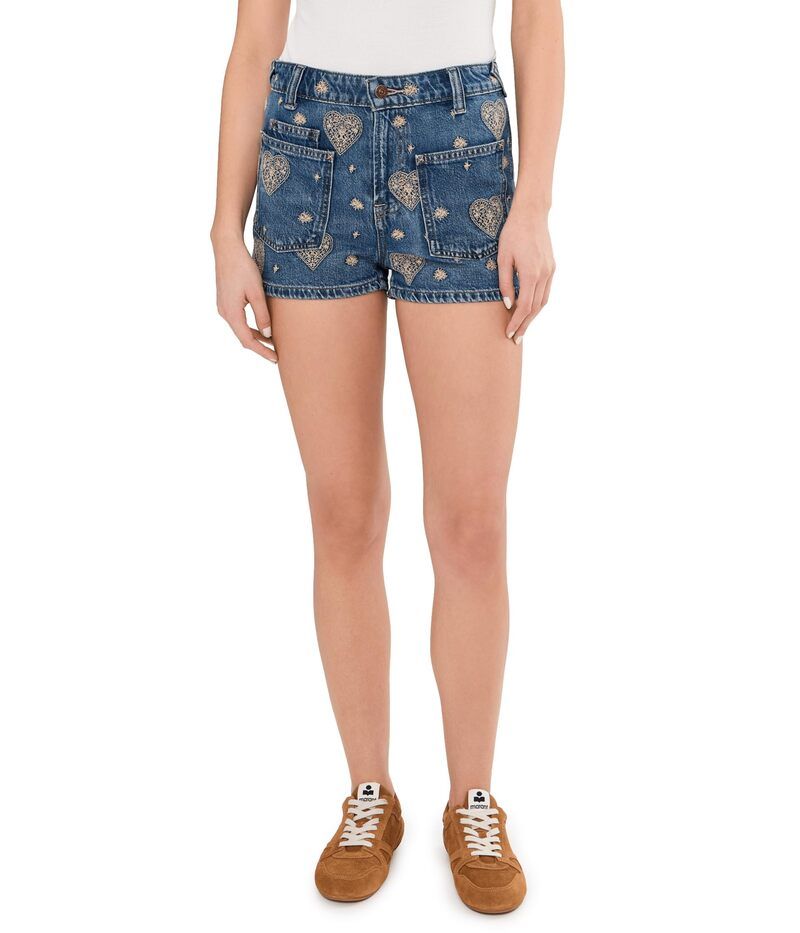 フリーピープル レディース ボトムス ハーフパンツ・ショーツ 刺繍 Free People Bettiembroidered Short Be Mine