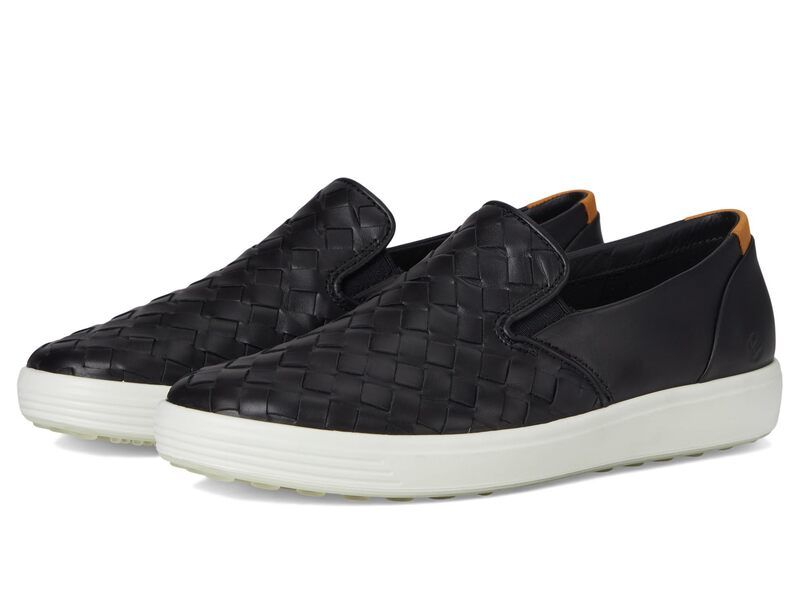 エコー レディース シューズ スニーカー ECCO Soft 7 Woven SlipOn 30 Sneaker Black ブラック