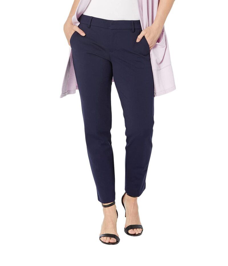 リヴァプール ロサンゼルス レディース ボトムス カジュアルパンツ ストレート プチ ニット Liverpoolos Angeles Petite Kelsey Straight Leg Trousers in Super Stretch Ponte Knit