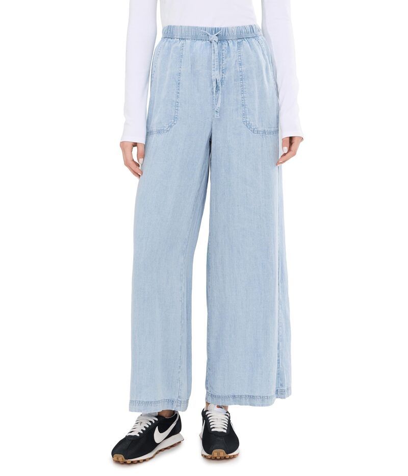 スプレンディット レディース ボトムス カジュアルパンツ Splendid Angie Cropalazzo Pant Bleached Indigo インディゴ