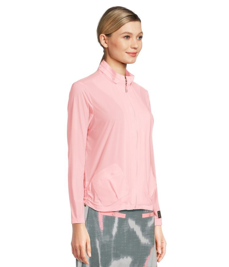 ジャイミーサドック レディース アウター コート ジャケット Jamie Sadock Sunsense 35 SPF Lightweight Full Zip Jacket Azalea Pink ピンク