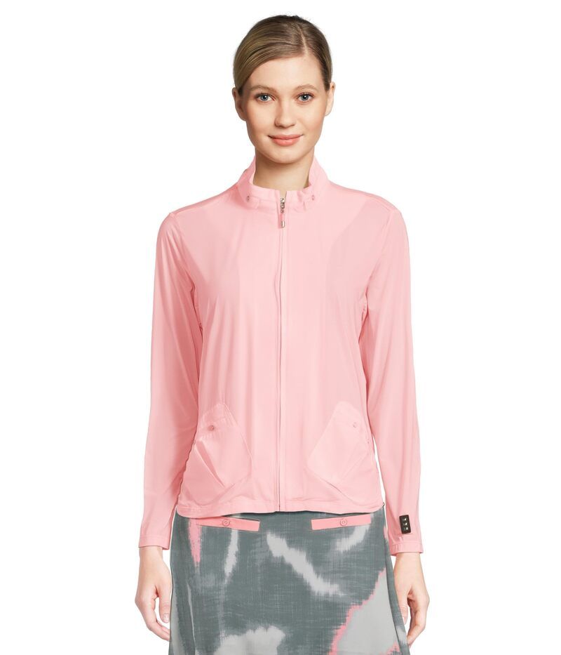ジャイミーサドック レディース アウター コート ジャケット Jamie Sadock Sunsense 35 SPF Lightweight Full Zip Jacket Azalea Pink ピンク