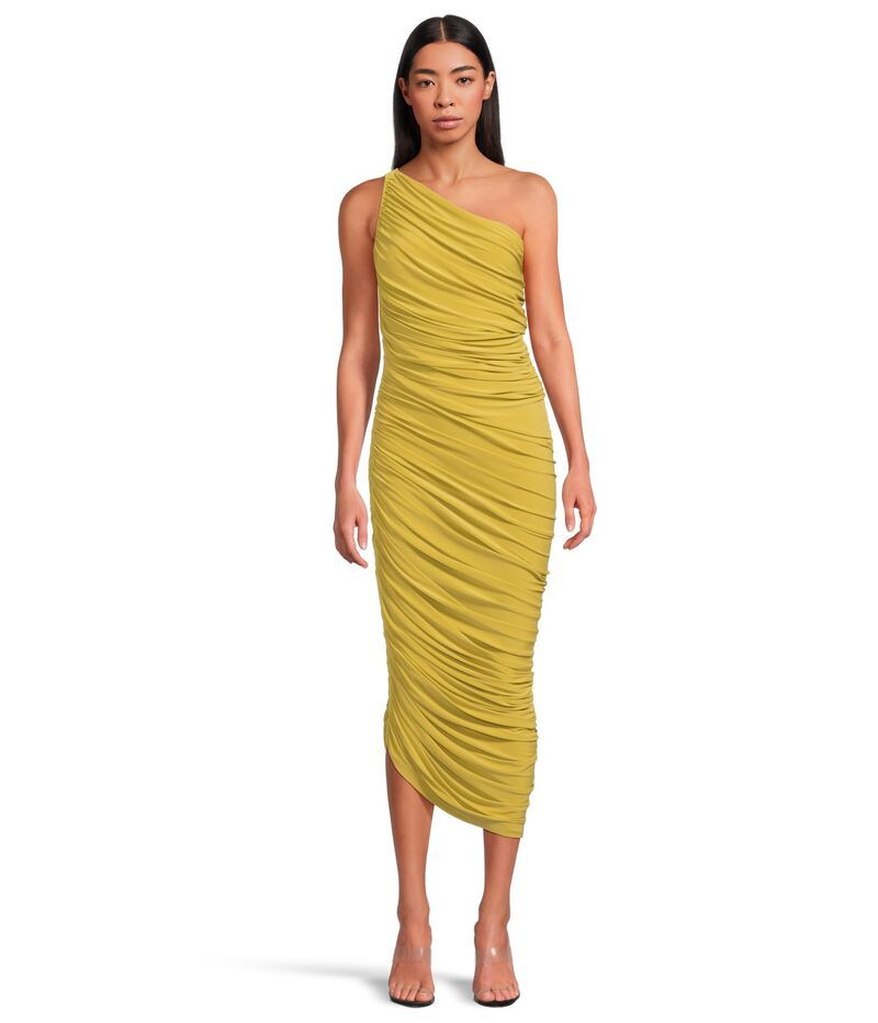 ノーマカマリ レディース トップス ワンピース Norma Kamali Diana Gown Asparagus