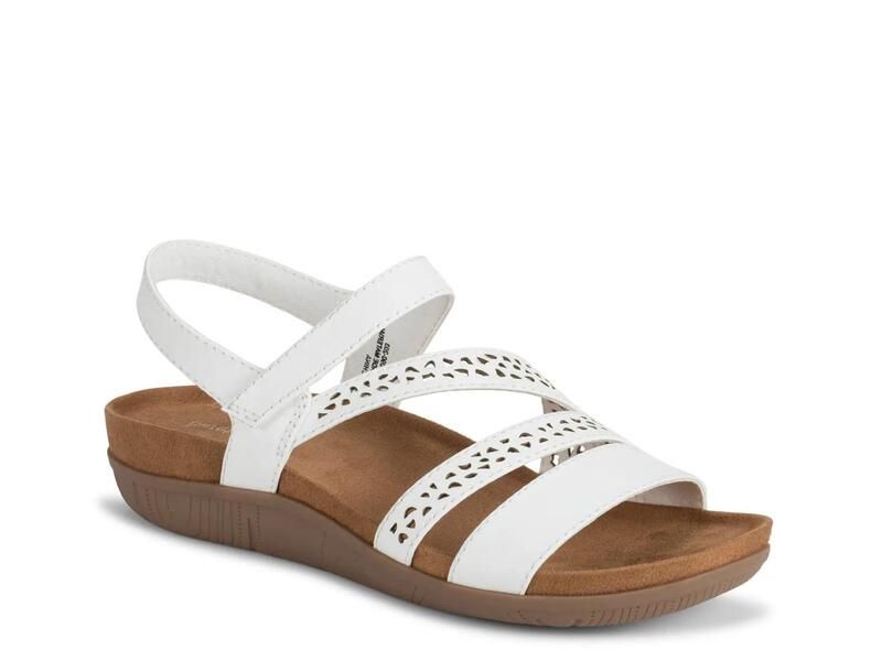 ベアトラップス レディース シューズ サンダル BaretrapsJinna Wedge Sandal White ホワイト