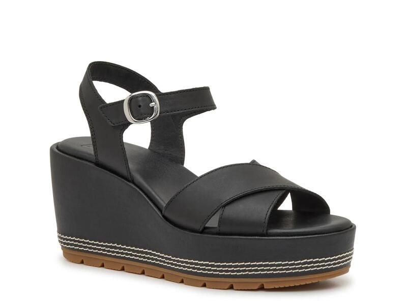 ソレル レディース シューズ サンダル SORELSunpeak Wedge Sandal Black ブラック