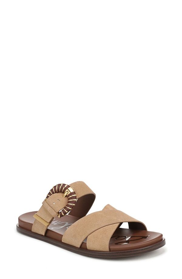 サムエデルマン レディース シューズ サンダル Sam Edelman Lucy Buckle Strap Sandal Bamboo Brown ブラウン