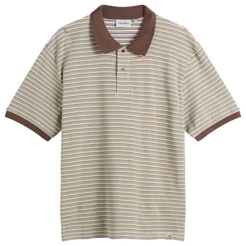 カーハート メンズ トップス ポロシャツ Carhartt WIP Dion Stripe Polo Wax ストライプ