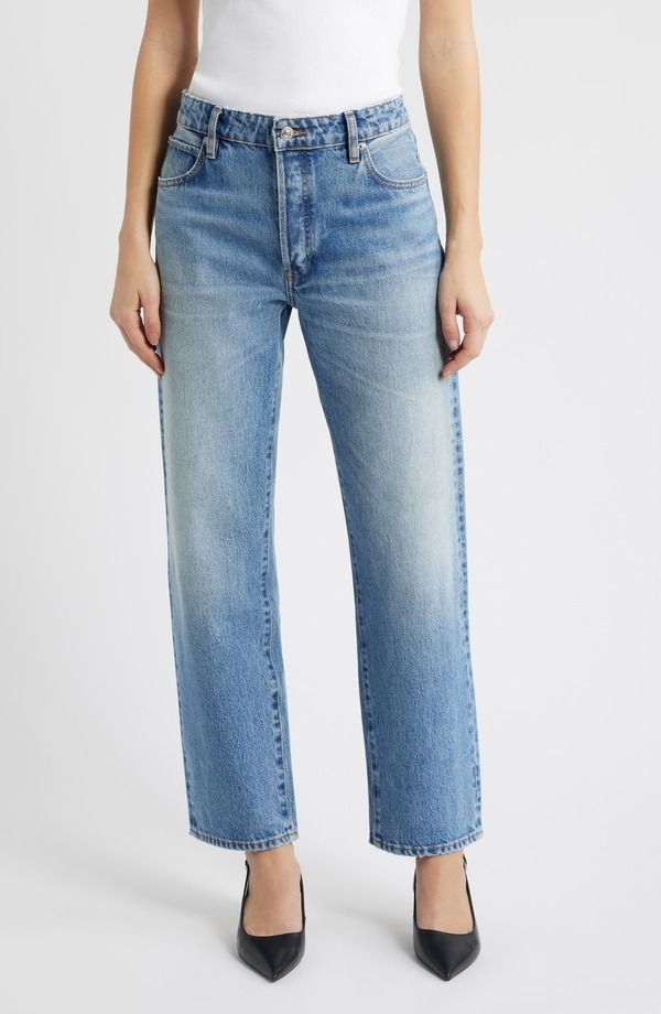 フレーム レディース ボトムス デニムパンツ ストレート ジーンズ FRAME Thessential Straight Leg Jeans Rapture