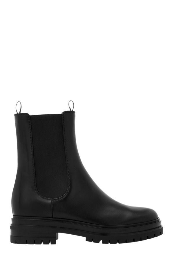 ジャンヴィト ロッシ レディース シューズ ブーツ・レインブーツ Gianvito Rossi Chester Boots Black Calf ブラック